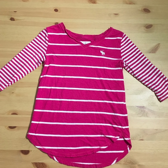 abercrombie kids Other - Abercrombie Kids 3/4 Sleeve Striped Tee